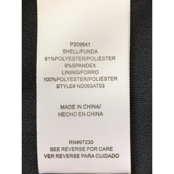 Madden NYC Black Textured Dress Short Sleeve Size Medium - Picture 6 of 7